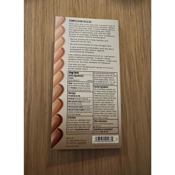 bareMinerals Complexion Rescue Tinted Cream SPF 30 Mascara & Face Color Samples - Picture 5 of 7
